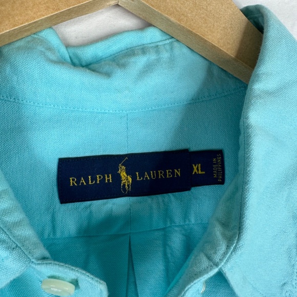 Ralph Lauren Light Blue Buttons Down Shirt Size‎ XL - Picture 4 of 6